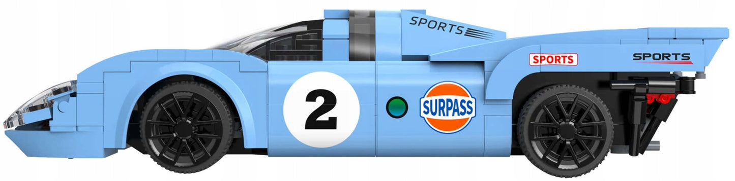 Konstruktorius CADA RC sportinis automobilis AZURE STORM CHAMPIONS valdomas nuotoliniu būdu 266 el.