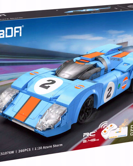 Konstruktorius CADA RC sportinis automobilis AZURE STORM CHAMPIONS valdomas nuotoliniu būdu 266 el.