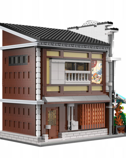 Statybiniai kaladėlės CaDA Sushi parduotuvė, Japonų serija, Didelis, 1665 elementai + LED