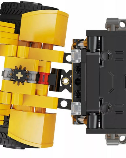 Statybiniai blokeliai CADA TECHNIC mini ekskavatorius-krautuvo modelis 403 detalės, judančios dalys, dovanai