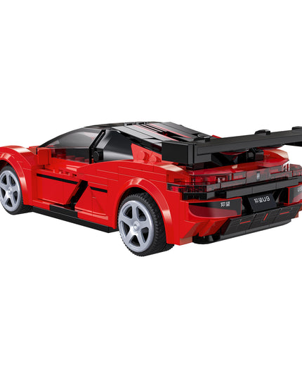 Statybiniai blokeliai CaDA Lenktyninis automobilis YANGWANG U9 Nuotoliniu būdu valdomas automobilis 299 dalys