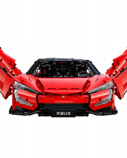 Konstrukcinės detalės CaDA YANGWANG U9 BYD 1:8 Nuotoliniu būdu valdomas rinkinys 3671 elementų Šokantis