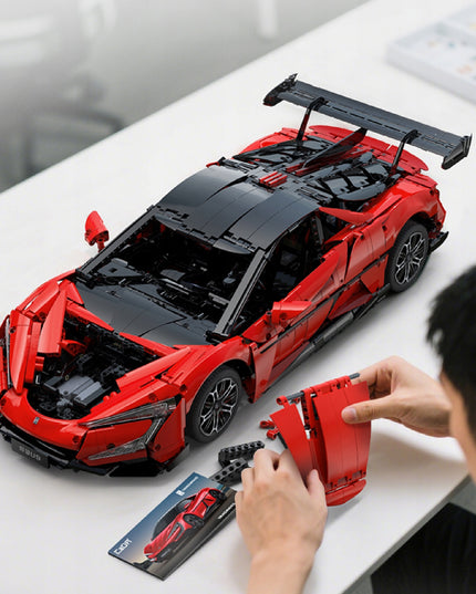 Konstrukcinės detalės CaDA YANGWANG U9 BYD 1:8 Nuotoliniu būdu valdomas rinkinys 3671 elementų Šokantis