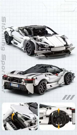 CaDA nuotoliniu būdu valdomas sportinis automobilis Super Storm 30 cm, 402el, Dual