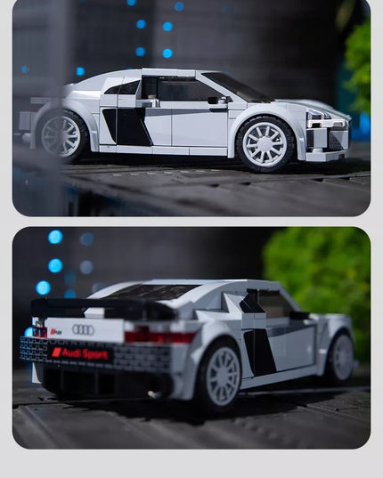 CaDA konstruktorius AUDI R8 COUPE 1:24 kolekcinis 199 det. automobilis