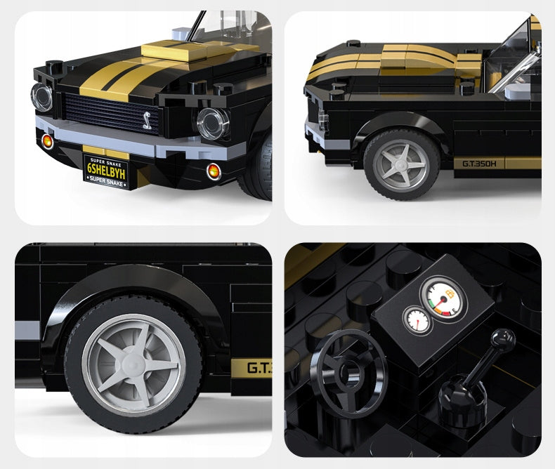 Konstrukciniai blokeliai CaDA rinkinys FORD MUSTANG SHELBY GT 350H MUSCLE CAR 285 detalės 1:24