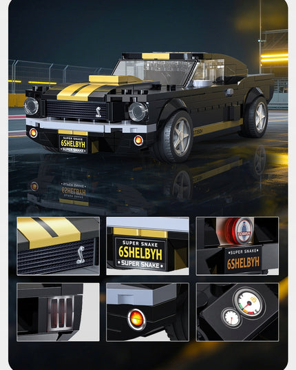 Konstrukciniai blokeliai CaDA rinkinys FORD MUSTANG SHELBY GT 350H MUSCLE CAR 285 detalės 1:24
