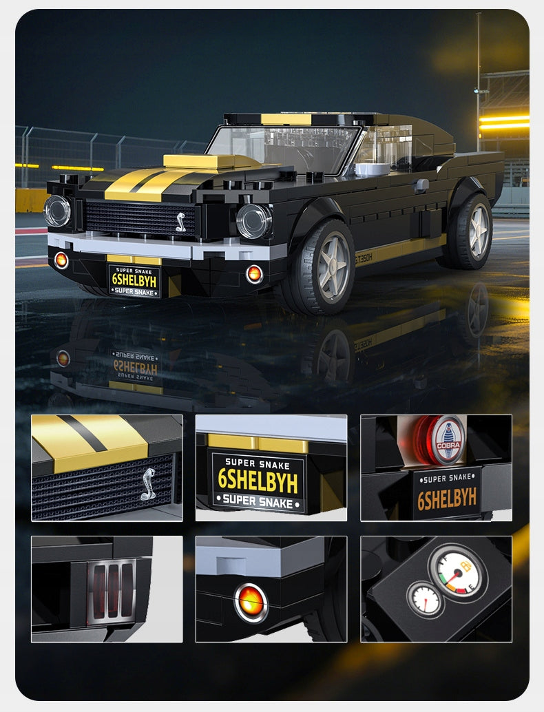 Konstrukciniai blokeliai CaDA rinkinys FORD MUSTANG SHELBY GT 350H MUSCLE CAR 285 detalės 1:24