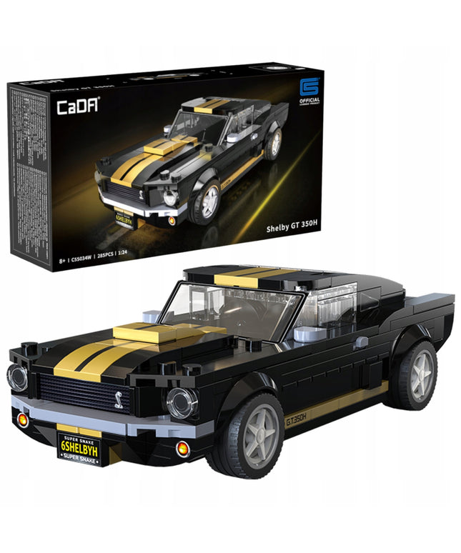 Konstrukciniai blokeliai CaDA rinkinys FORD MUSTANG SHELBY GT 350H MUSCLE CAR 285 detalės 1:24