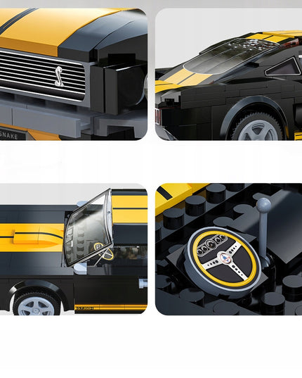 Statybiniai blokeliai CADA rinkinys FORD MUSTANG SHELBY GT 350H nuotoliniu būdu valdomas, 291 elementas