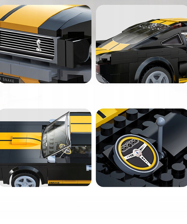 Statybiniai blokeliai CADA rinkinys FORD MUSTANG SHELBY GT 350H nuotoliniu būdu valdomas, 291 elementas