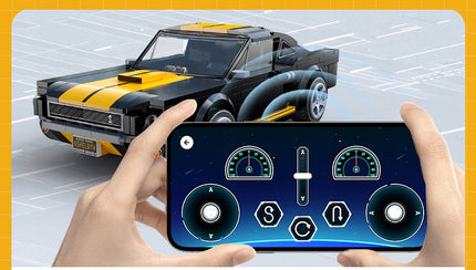 Statybiniai blokeliai CADA rinkinys FORD MUSTANG SHELBY GT 350H nuotoliniu būdu valdomas, 291 elementas