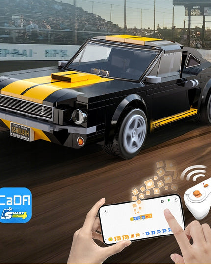 Statybiniai blokeliai CADA rinkinys FORD MUSTANG SHELBY GT 350H nuotoliniu būdu valdomas, 291 elementas