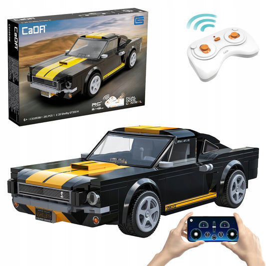 Statybiniai blokeliai CADA rinkinys FORD MUSTANG SHELBY GT 350H nuotoliniu būdu valdomas, 291 elementas