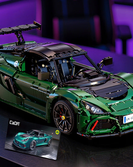 Statybiniai blokeliai CADA rinkinys LOTUS EXIGE CUP 430 1:8 automobilis 54 cm 3730 elementų