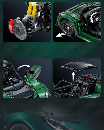 Statybiniai blokeliai CADA rinkinys LOTUS EXIGE CUP 430 1:8 automobilis 54 cm 3730 elementų