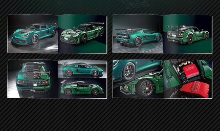 Statybiniai blokeliai CADA rinkinys LOTUS EXIGE CUP 430 1:8 automobilis 54 cm 3730 elementų