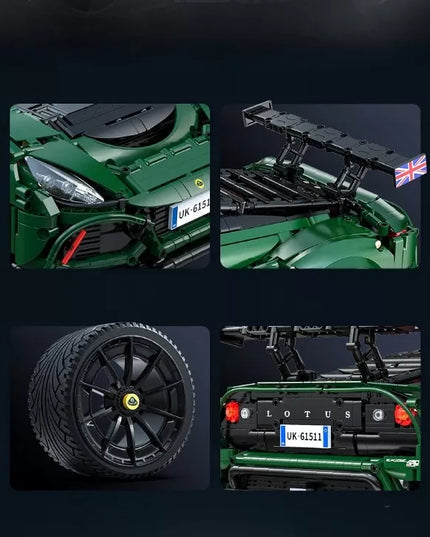 CaDA konstravimo rinkinys Lotus Exige Cup 430 1:8 automobilis 54 cm 3730 det.