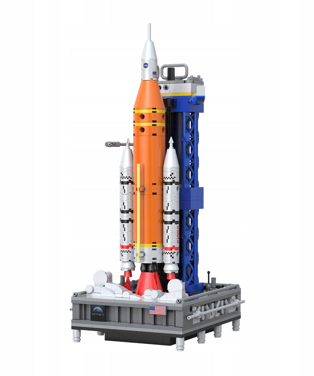 Statybinės kaladėlės CaDA NASA kosminė raketa Artemis SLS programa, 659 elementai