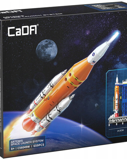 Statybinės kaladėlės CaDA NASA kosminė raketa Artemis SLS programa, 659 elementai