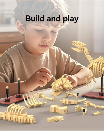 Statybinės kaladėlės CaDA rinkinys - Stegozauras Skeletas, Dinozaurų Fosilijos Modelis 297