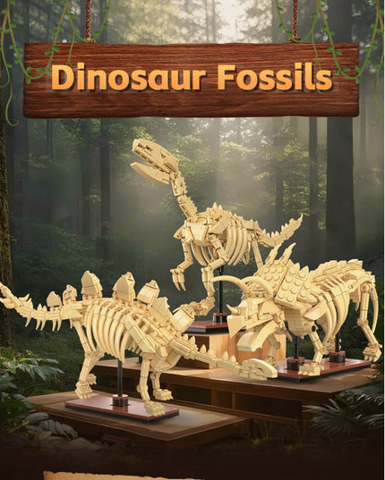 Statybinės kaladėlės CaDA rinkinys - Stegozauras Skeletas, Dinozaurų Fosilijos Modelis 297