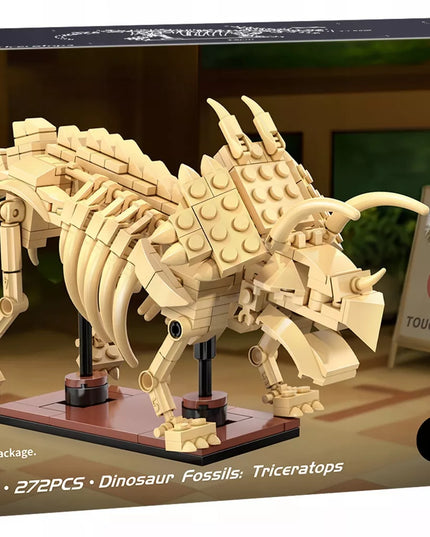 CaDA konstravimo rinkinys Dinozauras Triceratopsas dinozaurų fosilijos 272 detalės