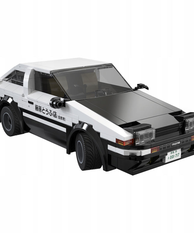 Konstrukciniai blokeliai CADA balti, nuotoliniu būdu valdomi TOYOTA AE86 INITIAL-D RC