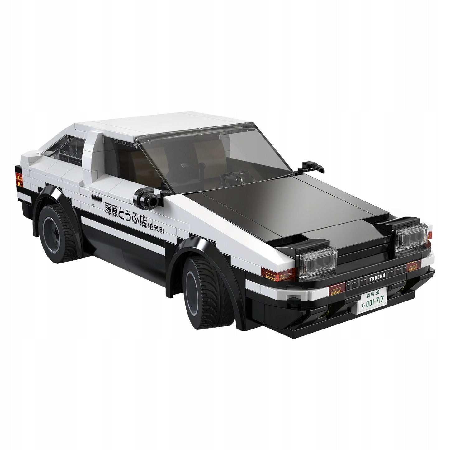 Konstrukciniai blokeliai CADA balti, nuotoliniu būdu valdomi TOYOTA AE86 INITIAL-D RC