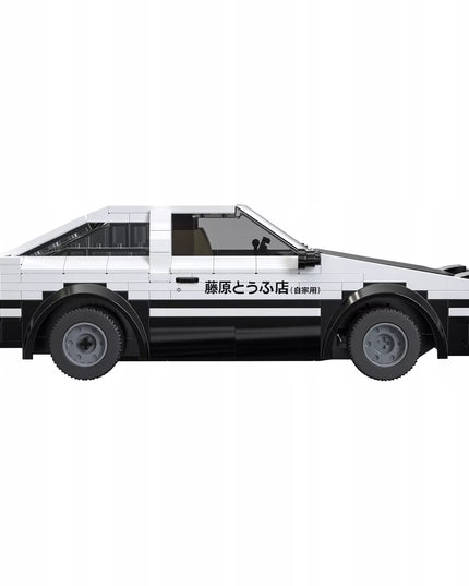 CaDA KONSTRUKCINIŲ KALADĖLIŲ RINKINYS BALTAS NUOTOLINIU BŪDU VALDOMAS TOYOTA AE86 INITIAL-D RC