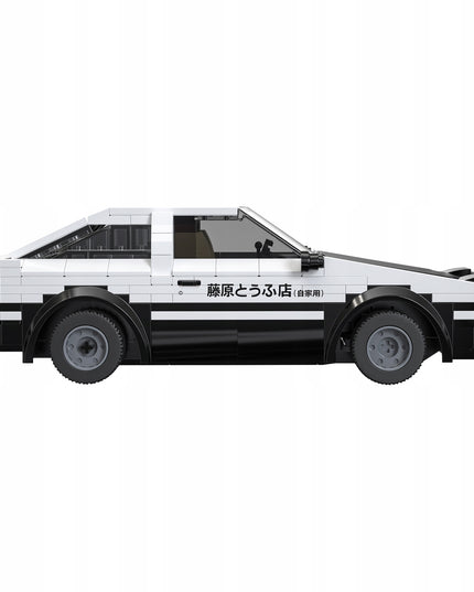 Konstrukciniai blokeliai CADA balti, nuotoliniu būdu valdomi TOYOTA AE86 INITIAL-D RC