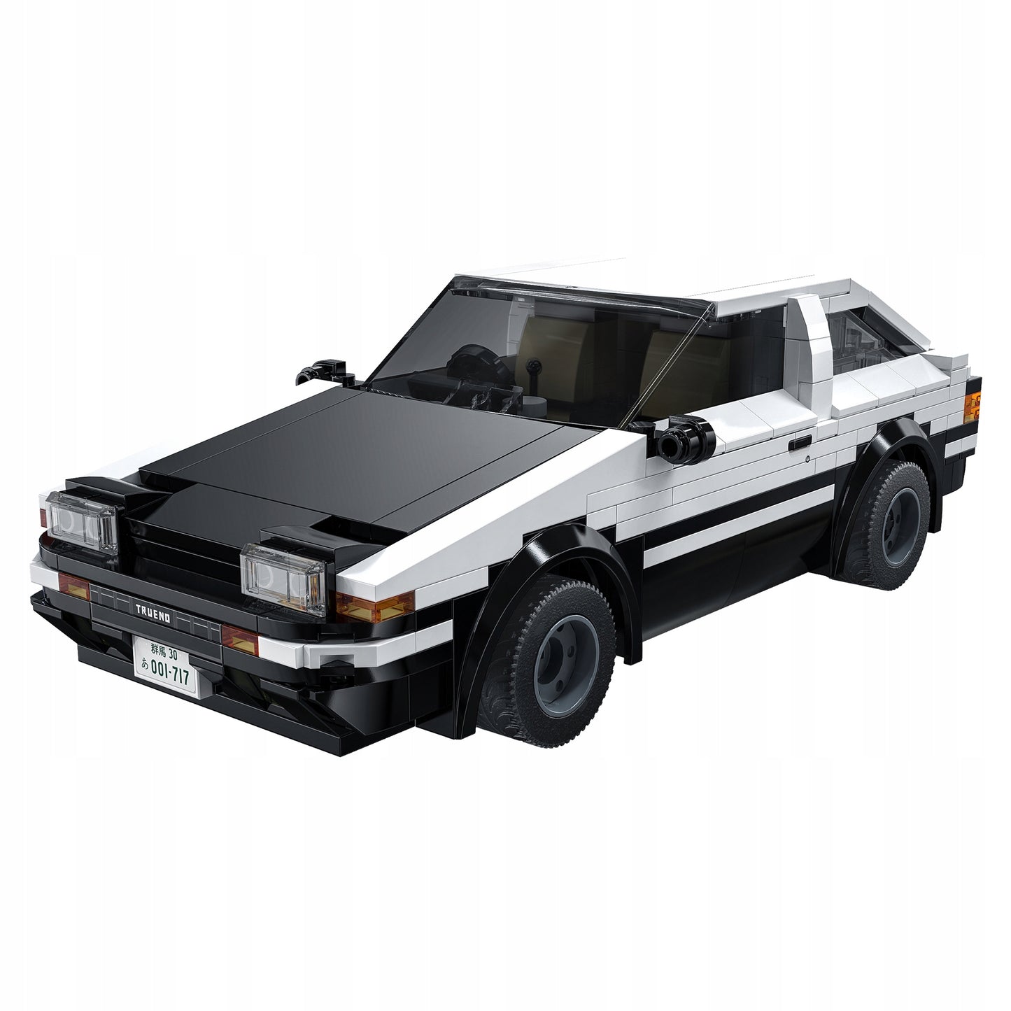 Konstrukciniai blokeliai CADA balti, nuotoliniu būdu valdomi TOYOTA AE86 INITIAL-D RC
