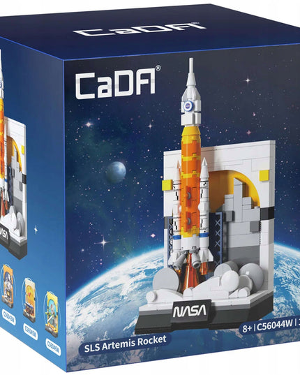 Konstrukciniai blokeliai CaDA NASA Parodai Kosminė Raketa SLS Artemis 197 detalės