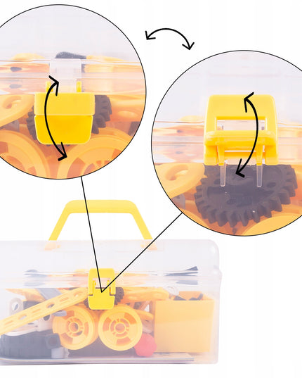 Kūrybiniai edukaciniai statybiniai blokeliai transporto priemonėms MAŽASIS KONSTRUKTORIUS 8in1