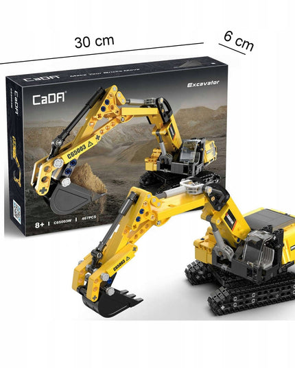 Konstrukciniai blokeliai statybinė transporto priemonė ekskavatorius 467