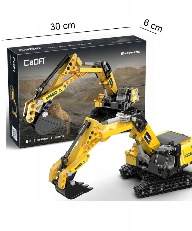 Konstrukciniai blokeliai statybinė transporto priemonė ekskavatorius 467