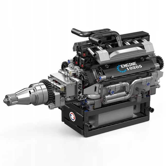 Konstrukcinis kaladėlių rinkinys Coil, 733 dalys, Rolls-Royce V12 variklio modelis