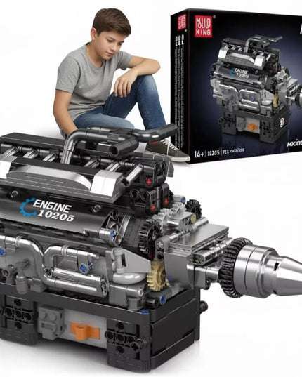 STATYBINĖS DETALĖS, 733 VNT., ROLLS-ROYCE V12 COIL VARIKLIS