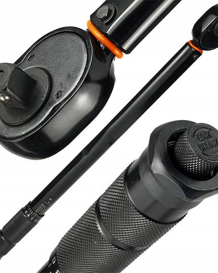 Sukimo momento raktas 1/2" 28-210 Nm CrMo & CrV ratams 460 mm BLACK