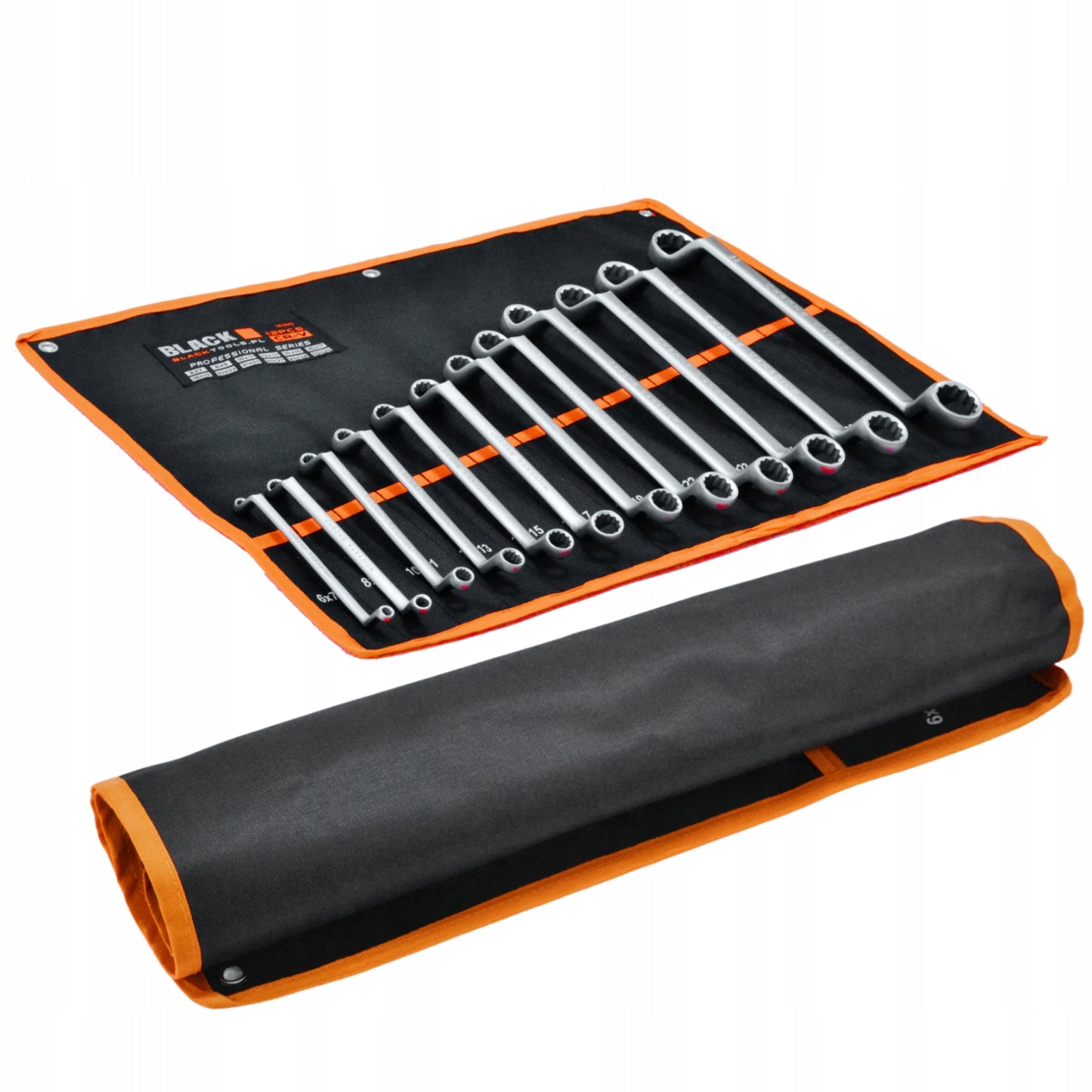 ŽIEDINIAI-ATSIDENGTI VERŽLIAVARŽIAI 6-32MM 12vnt. BLACK tvirti, BLACK dvigubas dėklas, 10 metų garantija.