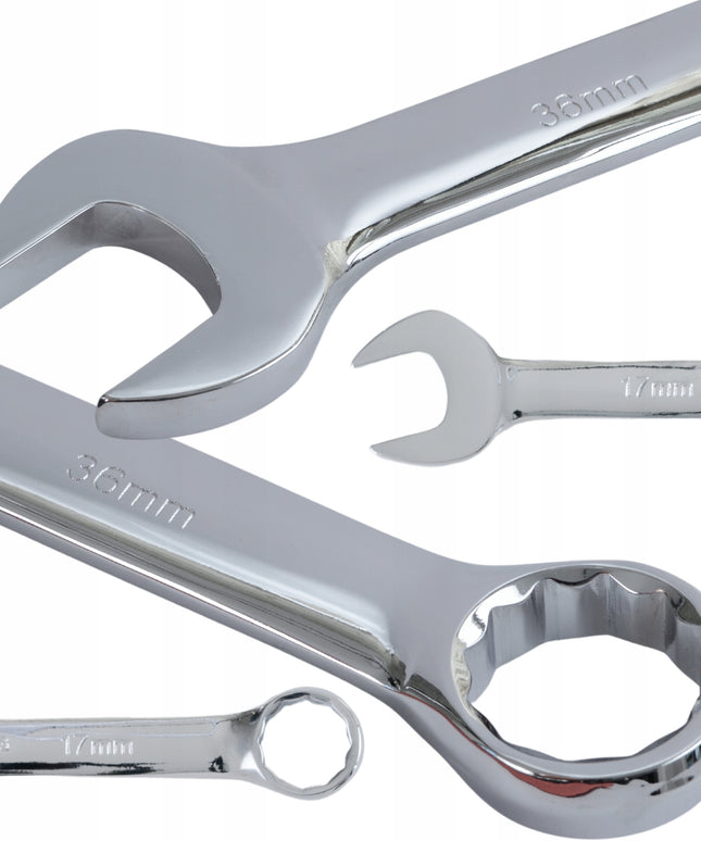 Plokščių ir žiedinių raktų rinkinys 6-36, 17 vnt. BENSON BY B