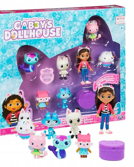 Gabby's Dollhouse didelis figūrėlių rinkinys 7 vnt. Panduš, MerCat, Fairy, Cakey