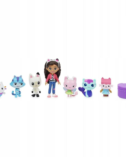 Gabby's Dollhouse didelis figūrėlių rinkinys 7 vnt. Panduš, MerCat, Fairy, Cakey