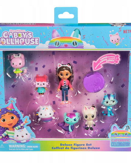 Gabby's Dollhouse didelis figūrėlių rinkinys 7 vnt. Panduš, MerCat, Fairy, Cakey
