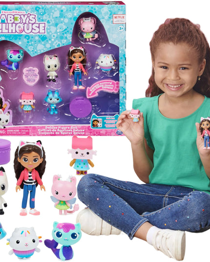 Gabby's Dollhouse didelis figūrėlių rinkinys 7 vnt. Panduš, MerCat, Fairy, Cakey