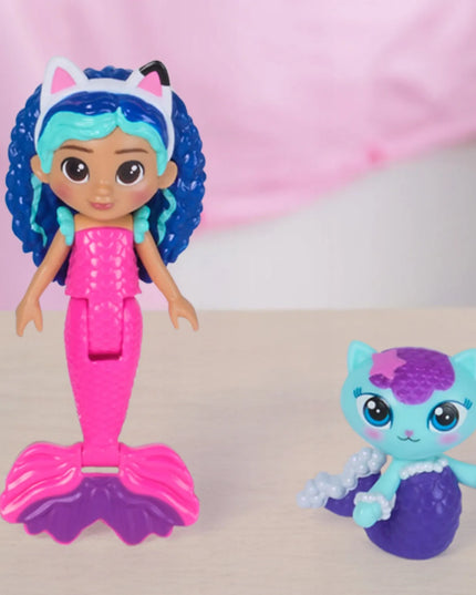 Gabby's Dollhouse filmo spalvingo akvariumo rinkinys su Gabi ir Mericatu figūrėlėmis