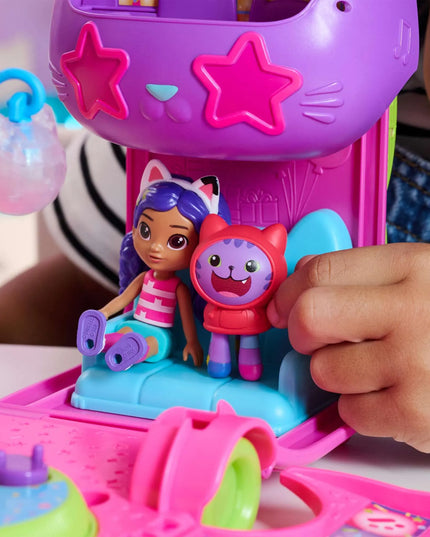 Gabby's Dollhouse vakarėlių autobusas su figūrėlėmis ir aksesuarais