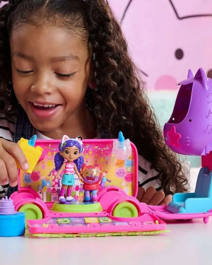 Gabby's Dollhouse vakarėlių autobusas su figūrėlėmis ir aksesuarais