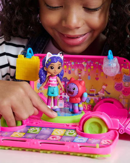 Gabby's Dollhouse vakarėlių autobusas su figūrėlėmis ir aksesuarais