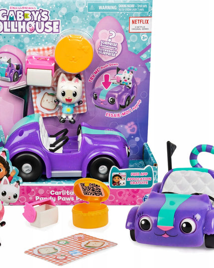 „Koci Domek Gabi“ Kicifura ir Panduś pikniko automobilis su figūrėle